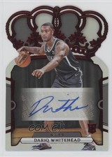 2023-24 Panini Crown Royale Rookie Red /35 Dariq Whitehead #RC-DAR Auto 0qc1