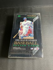 1992 Pinnacle Series 1 Baseball Wax Box 36 Packs Manny Ramirez Rc Rookie