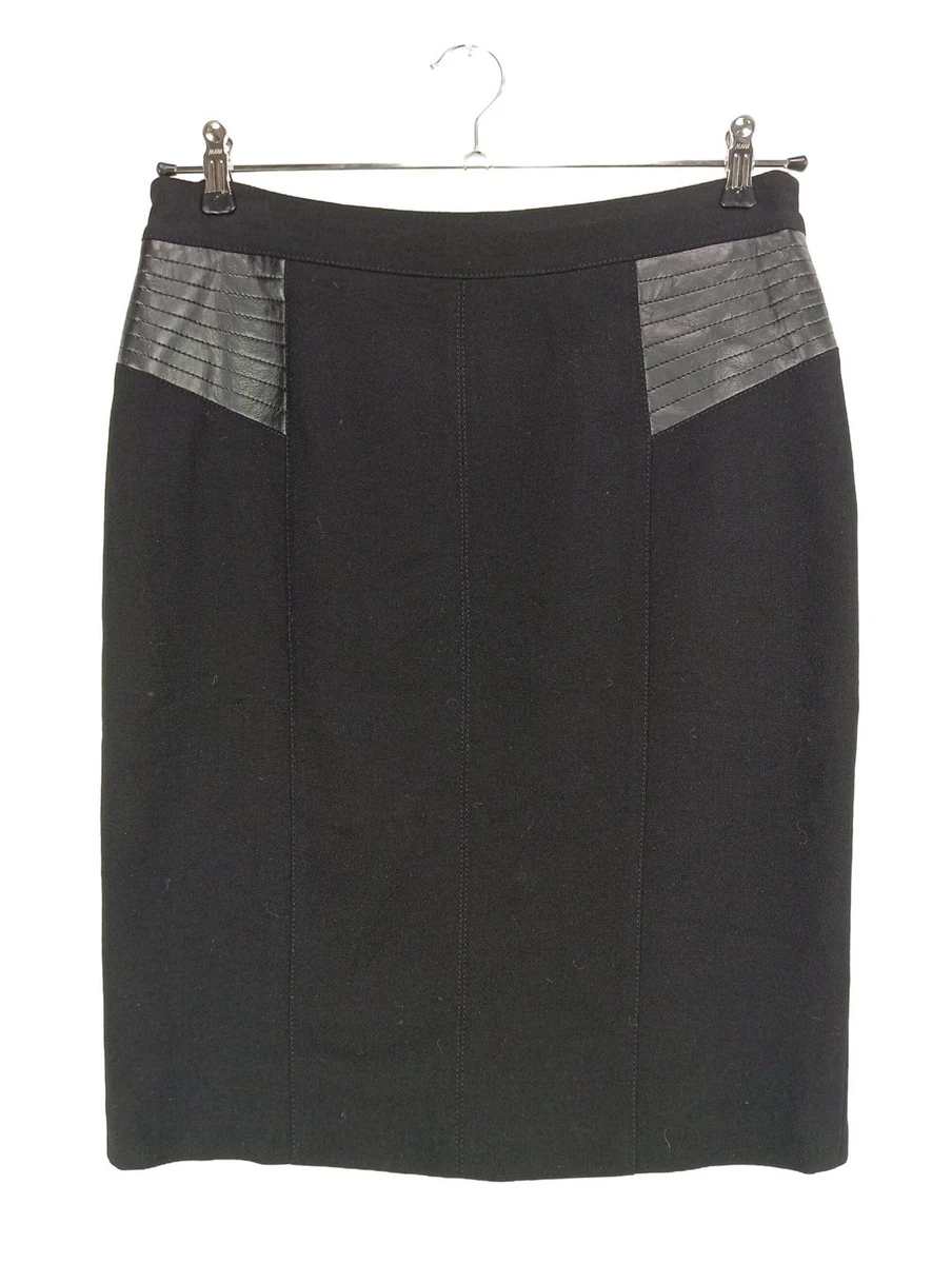 Jupe ESCADA Noire Taille 40 - En Laine - Style A-Line - état Comme Neuve - Occasion Très Bon état