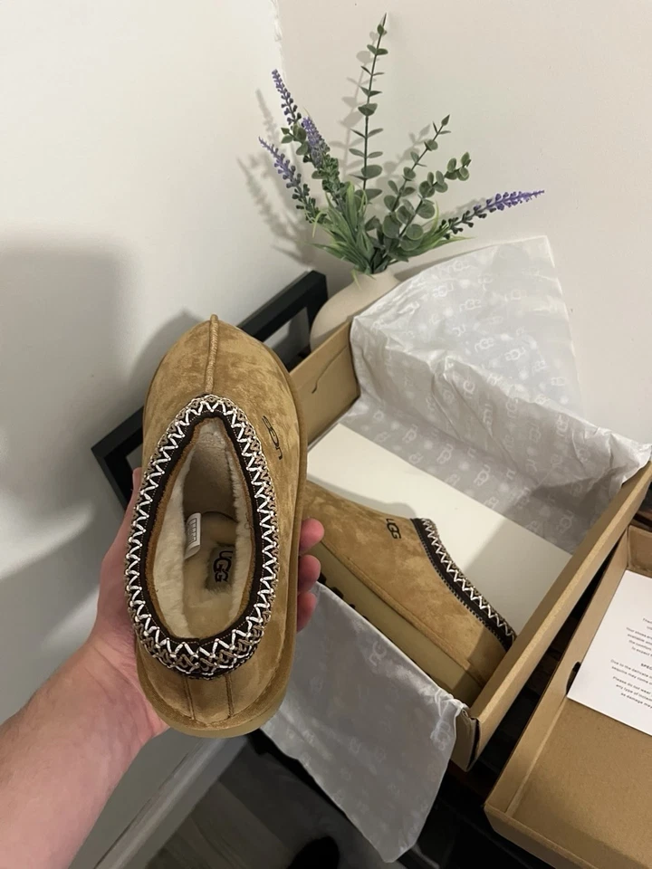 UGG Australia Women's Mustard/Brown Slippers UK Size 8 - Image 3 of 4