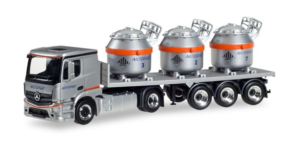 "Herpa 307246 Mercedes Benz Actros Sattelzug \"Micromet\" Ho 1:87 Neu"-image
