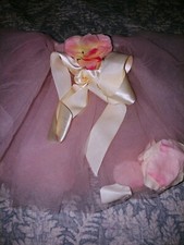Kiwi industries little girl pink tutu skirt w/ inside floral petals. So pretty
