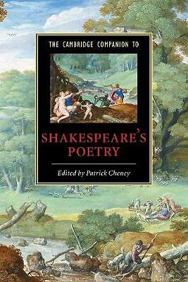The Cambridge Companion to Shakespeare's Poetry Cheney Paperback 9780521608640