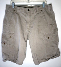 Carhartt Carpenter Shorts 36 Relaxed Fit Beige Canvas