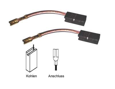 Kohlebürsten für Fein MultiMaster MSX 636 II,FMM250,FMM 250,BSS 5x8x16mm (2101)