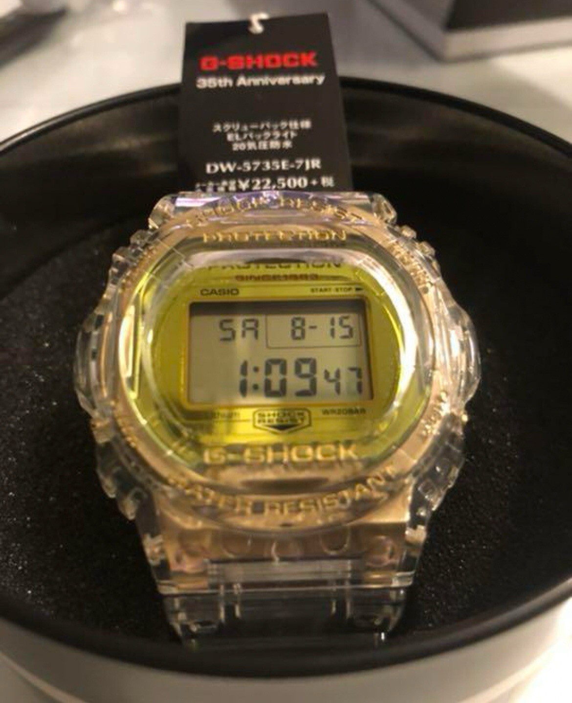 Casio G-Shock Glacier Gold Men's Watch DW-5735E-7JR From Japan