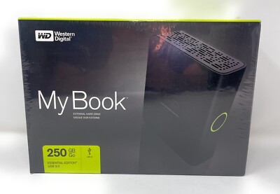 MY BOOK External Hard Drive 250GB Essential Edition USB 2.0 WD2500i032 NEW