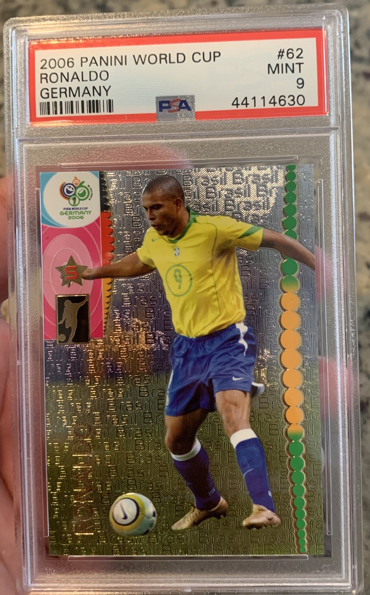 2006 World Cup Panini Ronaldo Foil Card Brazil PSA 9 | eBay