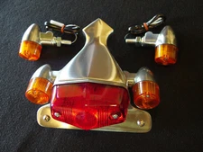 TRIUMPH T120 T100 BONNEVILLE TAIL LIGHT /TURN SIGNAL TIDY BOLT ON KIT CAFE RACER