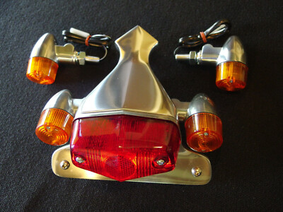TRIUMPH T120 T100 BONNEVILLE TAIL LIGHT /TURN SIGNAL TIDY BOLT ON KIT CAFE RACER