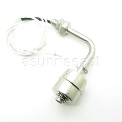 Interruptor de flotador de bola de acero inoxidable de ángulo recto tanque sensor de nivel de agua líquida - Imagen 1 de 4