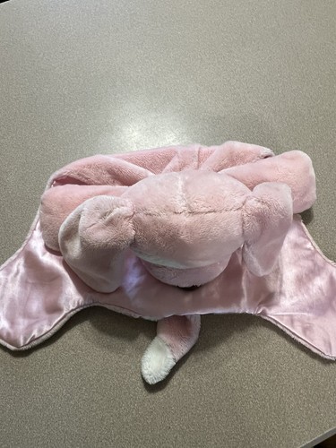 Baby Gund Pink Spunky Huggybuddy Blanket DogPlush Satin Security Lovey - Picture 8 of 10