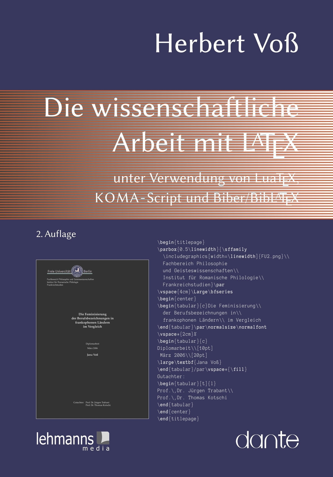Thumbnail - Die Wissenschaftliche Arbeit Mit Latex, Herbert Voß