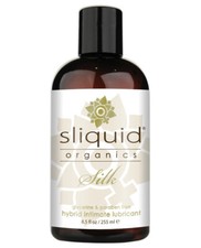 Sliquid Water Silicone Based Hybrid Organics Silk Lubricant 8.5 Oz