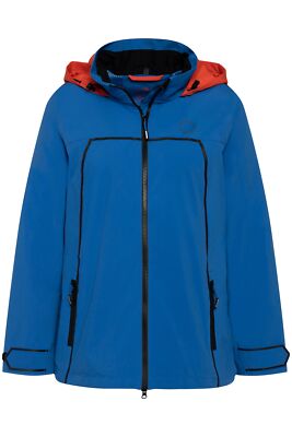 Ulla Popken Damen große Größen Segel Funktionsjacke wasserdicht Kapuze