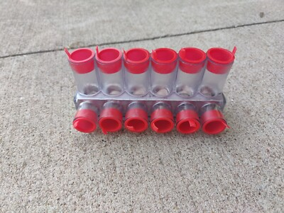 #ad Utilico PED6 350 CP ; Clear Insulated Pedestal Connector 6 Ports $95.99