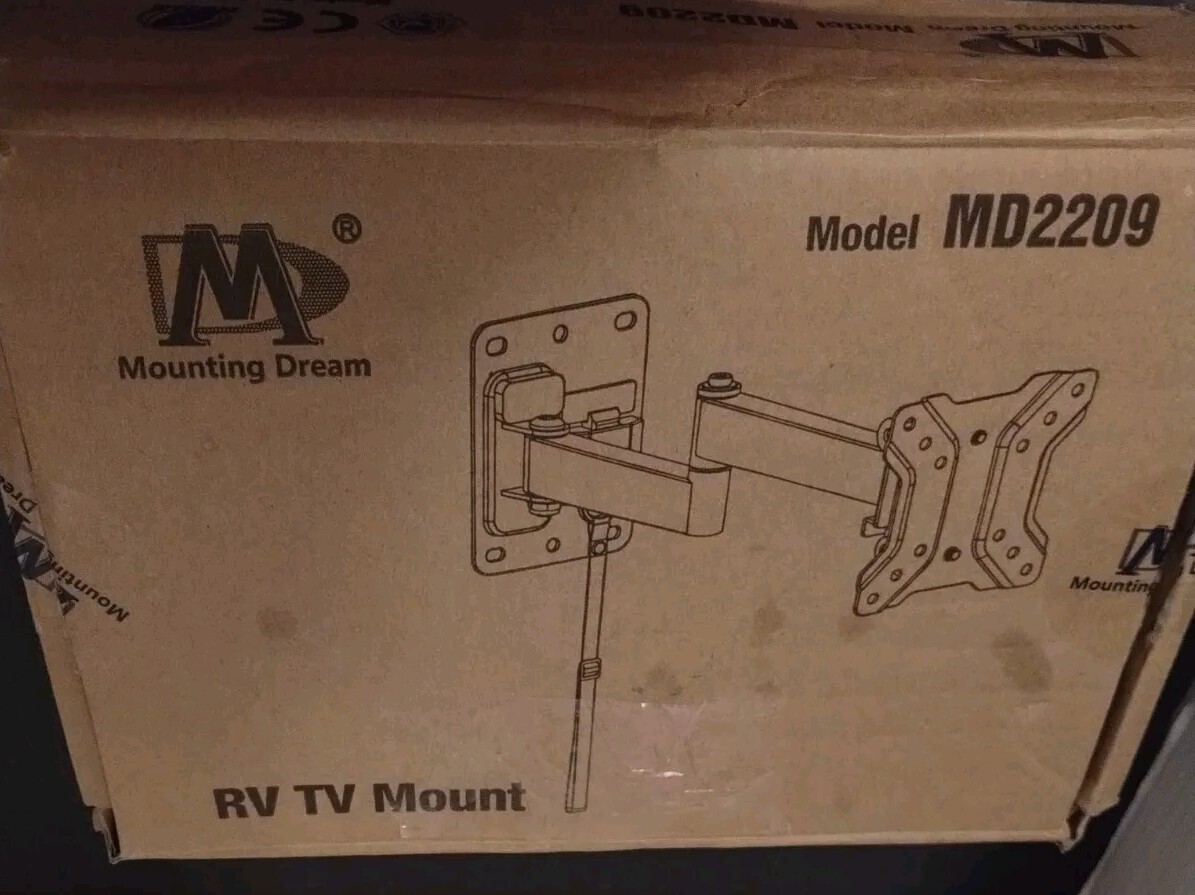 TV Wall Mount Lockable RV Tv Mount For 10/26-in RV TVs And Monitors-image