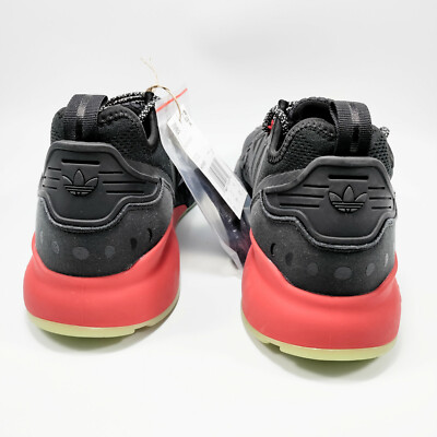 Size 8.5 - adidas ZX 2K Boost Black Scarlet for sale online Size 8.5 - adidas ZX 2K Boost Black Scarlet for sale online
