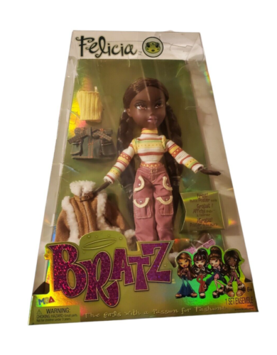 2023 Bratz Original Fashion MGA Felicia Doll Set with 2 Outfits and Poster