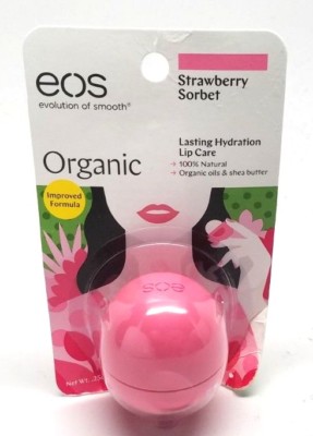 EOS LIP BALM STRAWBERY SORBET 1CT