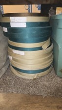 1" Heavy Weight Nylon Webbing Strap 50 Yd Rolls, Forrest Green, Tan, Brown 3/4"