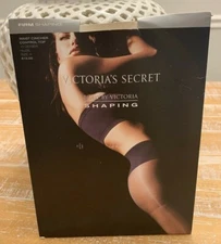 Victoria's Secret Firm Shaping Waist Cincher Control Top Pantyhose Size A Nude