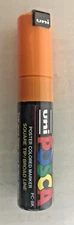 Uni Posca Water Based Marker. Orange. PC-8K Square Tip