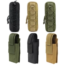 Tactical Knife Sheath Bag Molle Flashlight Holster Case Multi-Tool Nylon Pouch