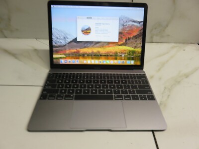 APPLE MACBOOK 12'' MID 2017 MNYF2LL/A M3-7Y32 1.20GHZ 8GB 256GB HIGH SIERRA -READ