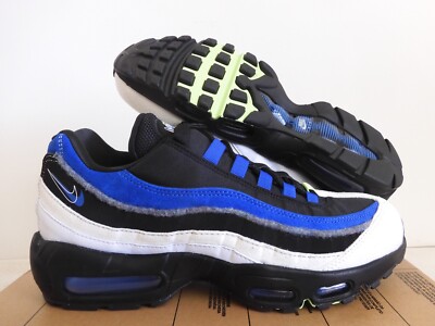 Nike Air Max 95 Se Black-White-Game Royal Blue Mens Sz 10.5 [DQ0268-001]