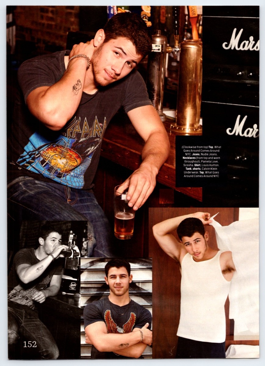 NICK JONAS 6 PAGE MAGAZINE SPREAD 8