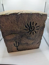 Kokopelli Southwestern Clay Tissue Box Cover  From Bed Bath Beyond 