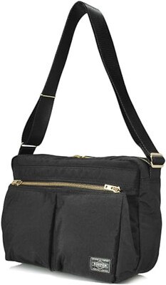 PORTER Shoulder Bag S Draft Durable Super Water Repellent Black 