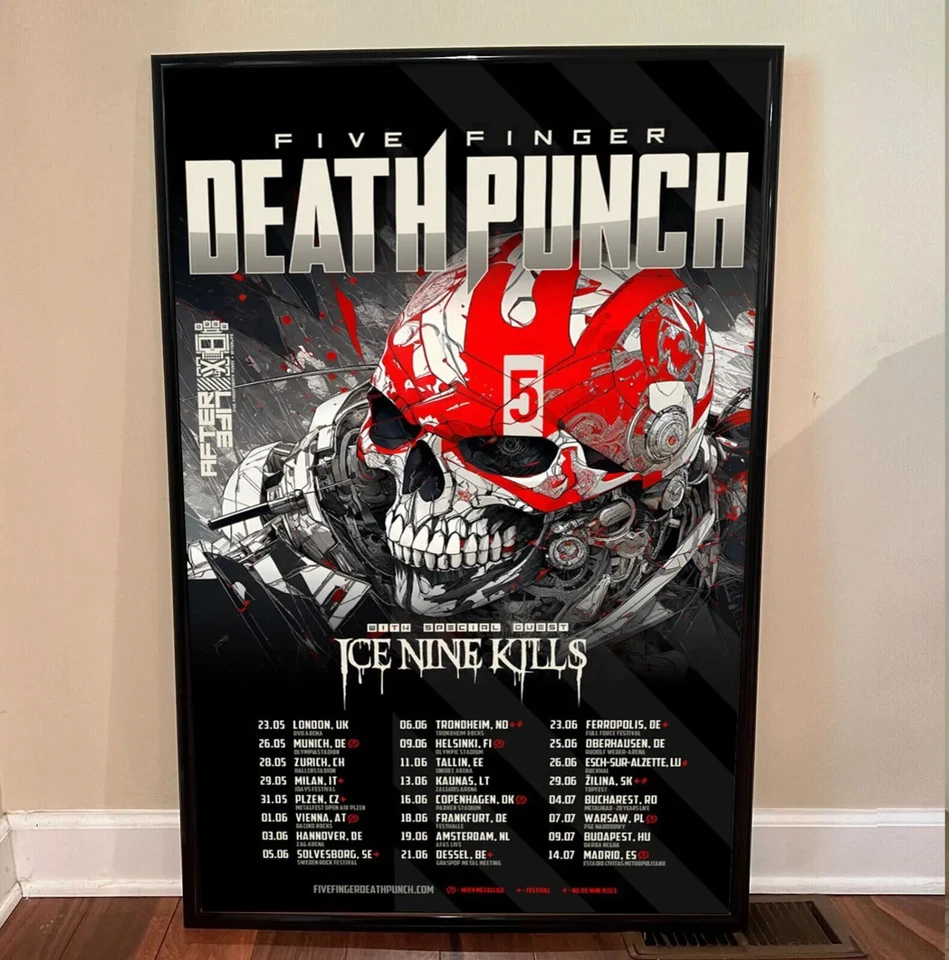 5FDP TOUR 2024 – Five Finger Death Punch 2024 Poster