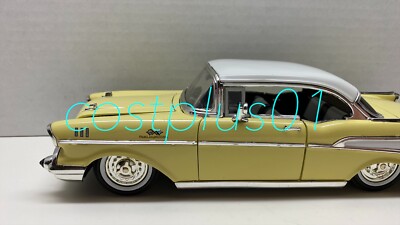JADA SHOWROOM FLOOR 1957 BEL AIR 1:24 YELLOW WITH WHITE TOP | eBay