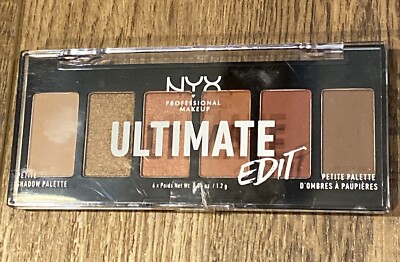 NEW NYX Ultimate Edit Eyeshadow Shadow Palette Warm Neutrals USPP01