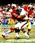 Signed 8x10  CHRIS HANBURGER HOF Washington Redskins Autographed photo - w/COA