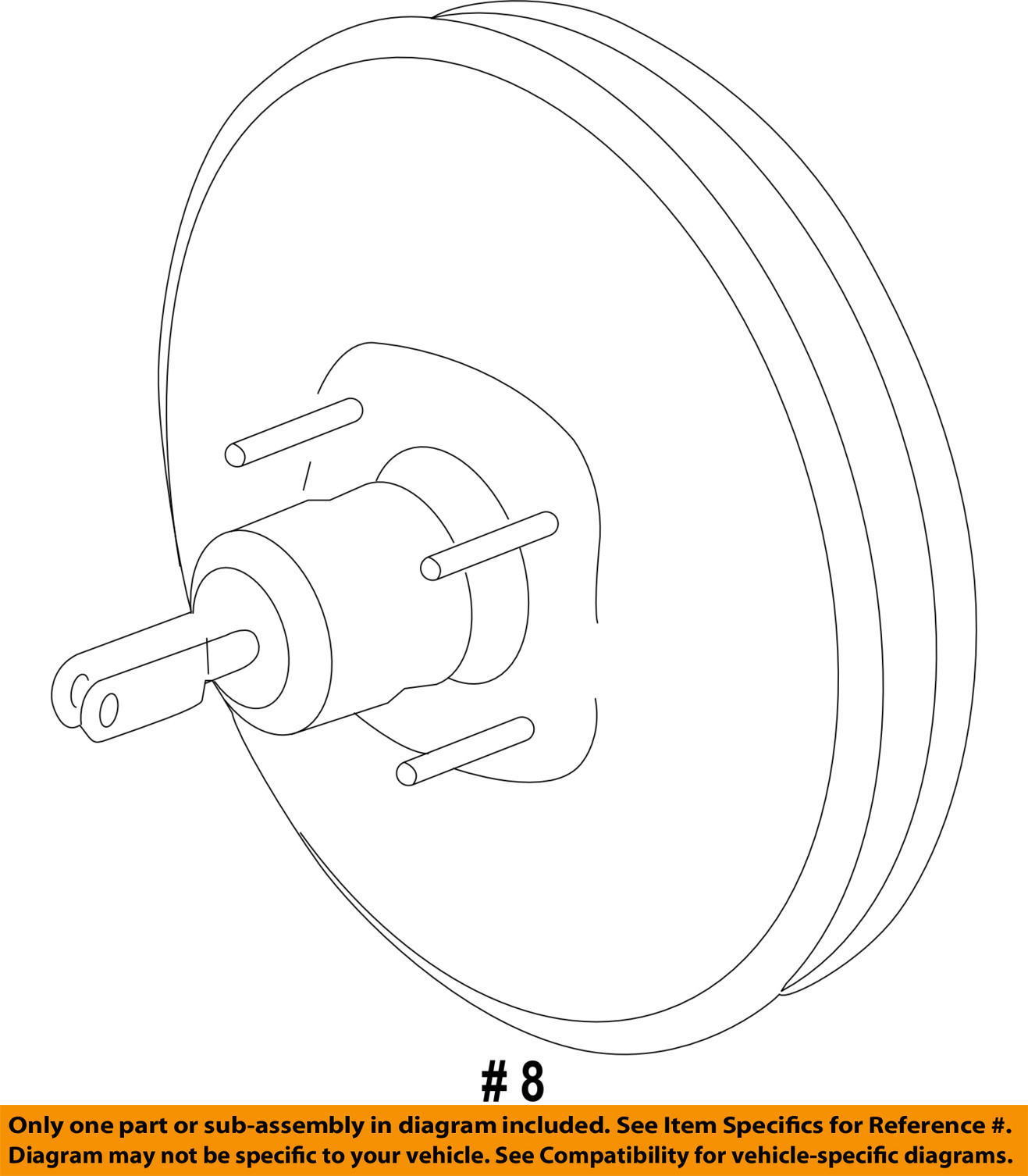 FORD OEM-Power Brake Booster BA1Z2005A