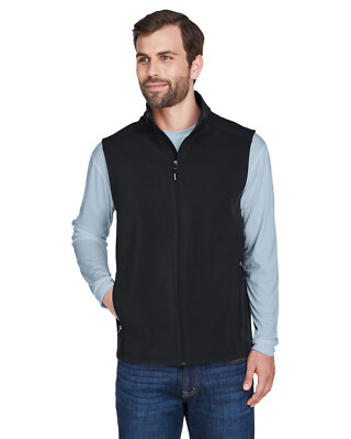 Core 365 Men's Cruise Two-Layer Fleece Bonded Soft Shell Vest CE701 S-5XL