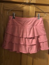 Ideology Workout Skort Pink Ruffled Skort Built-in Shorts Size XS