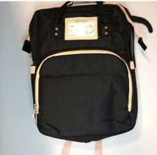Multifunction USB Foldable Baby Bag Bed Backpack Travel Diaper Changing Station