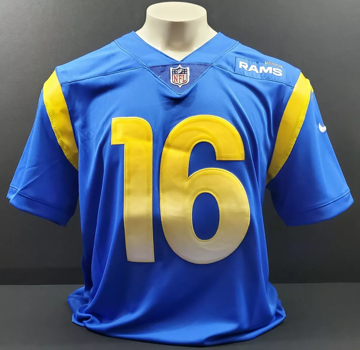 Nike Los Angeles Rams No16 Jared Goff Navy Blue Team Color Super Bowl LIII Bound Men's Stitched NFL Vapor Untouchable Elite Jersey