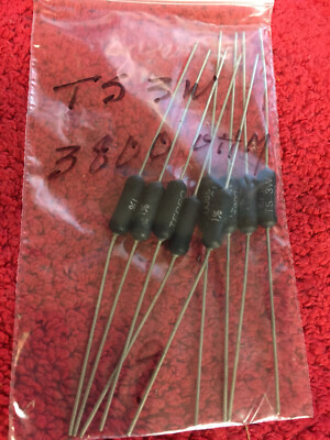 TS 3W TEPRO 1% RESISTORS 3800 OHM 3 WATT 9 PCS NOS