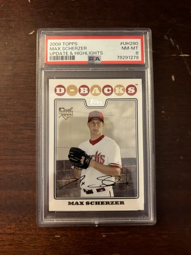 2008 Topps Updates & Highlights - #UH280 Max Scherzer (RC)