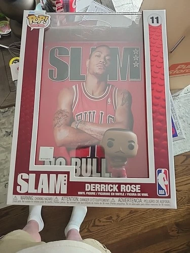 Funko Pop Derrick Rose NBA Cover Slam Vinyl Figure #11 Bulls Only One On Ebay