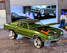 1970 Chevy Monte Carlo 164 Green Diecast Custom Lowrider 1970 Chevy Monte Carlo 164 Green Diecast Custom Lowrider