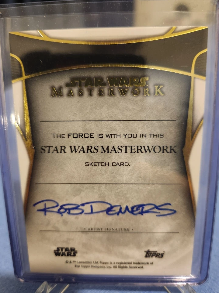 Topps Star Wars Masterwork Battle Droid Sketch Card 1/1 - Image 2 of 2
