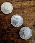 1967 Kennedy Half Dollar Coins (Lot Of 3)