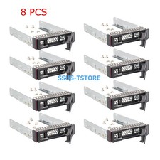 Lot of 8 Lenovo 2.5" SAS SATA Hard Drive Tray Caddy for ST250 ST550 SR550 SR650