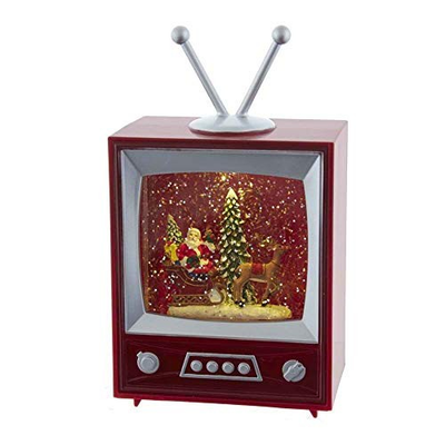#ad #ad Kurt S. Adler Kurt Adler 8.5 Inch Battery Operated Musical TV with Santa $42.29